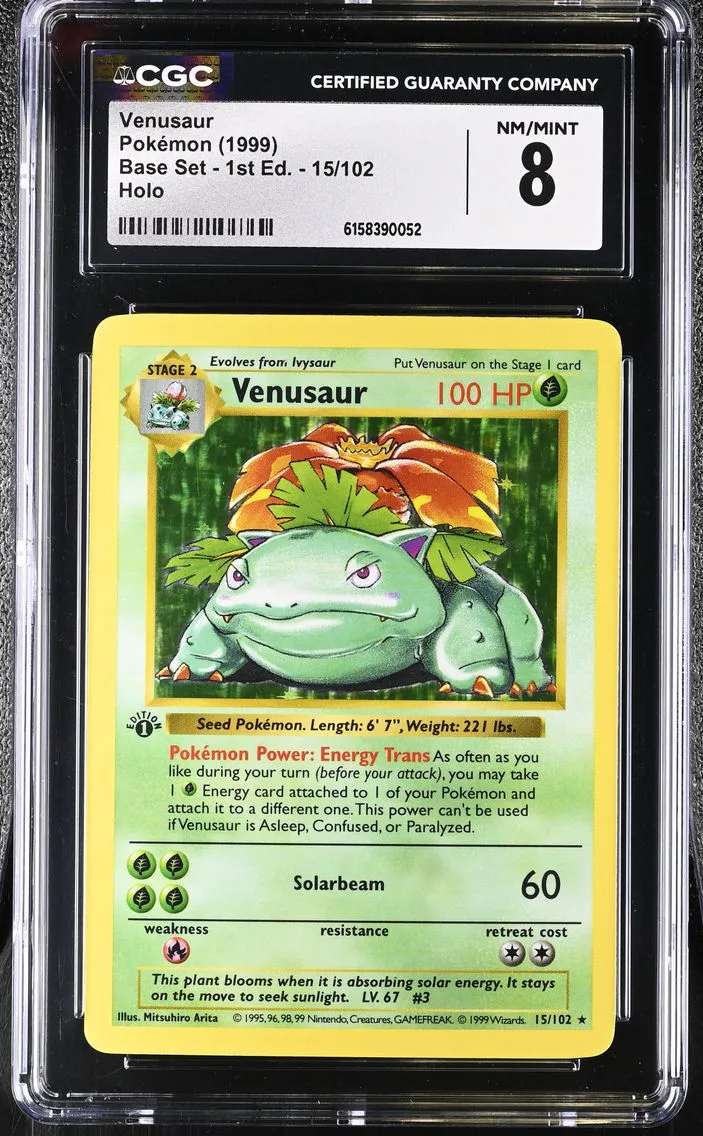 Venusaur, graded CGC 8
