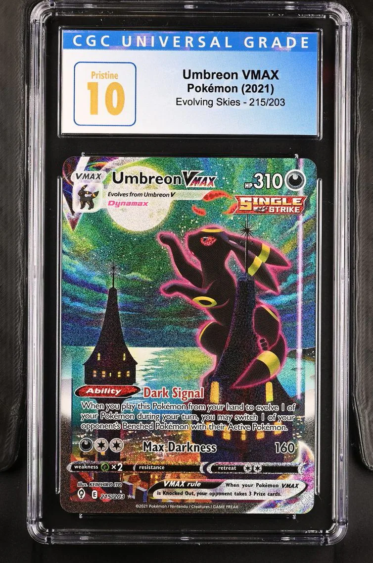 Umbreon VMAX, graded CGC 10