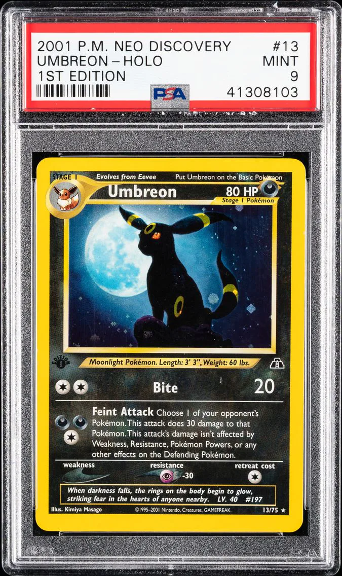 Umbreon, graded PSA 9