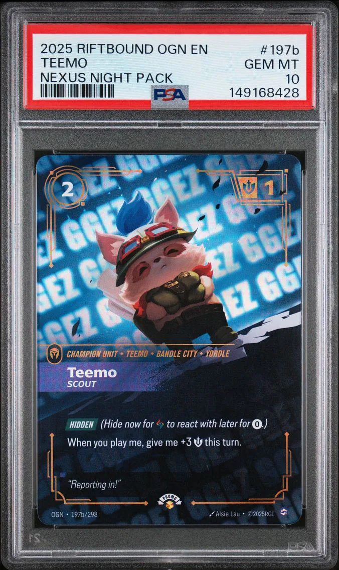 Teemo - Scout, graded PSA 10
