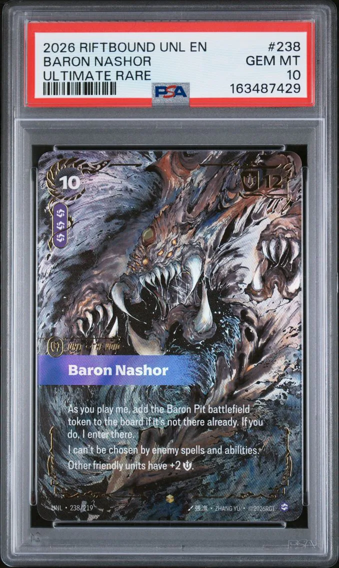 Baron Nashor, graded PSA 10