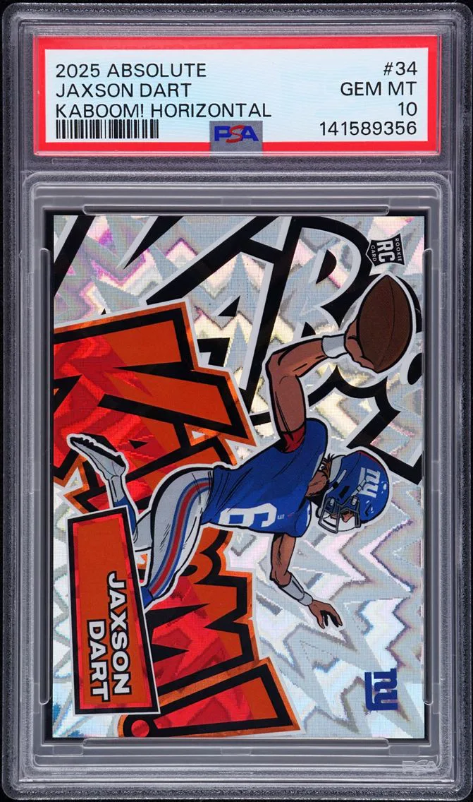 Jaxson Dart, graded PSA 10