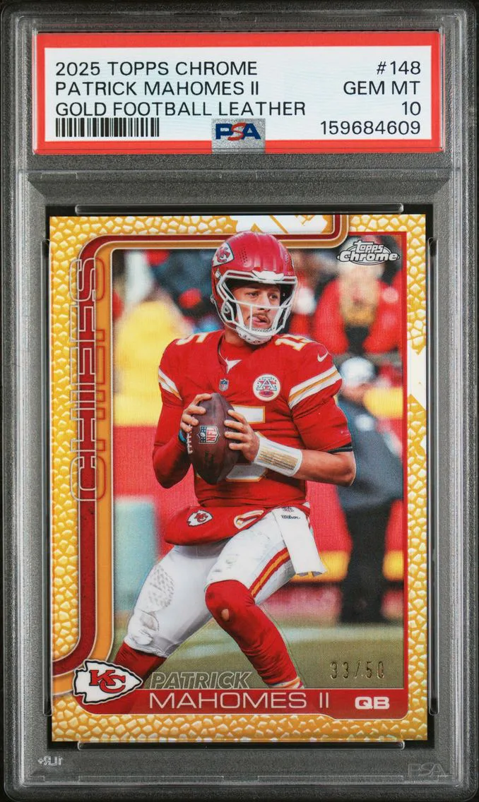 Patrick Mahomes II, graded PSA 10