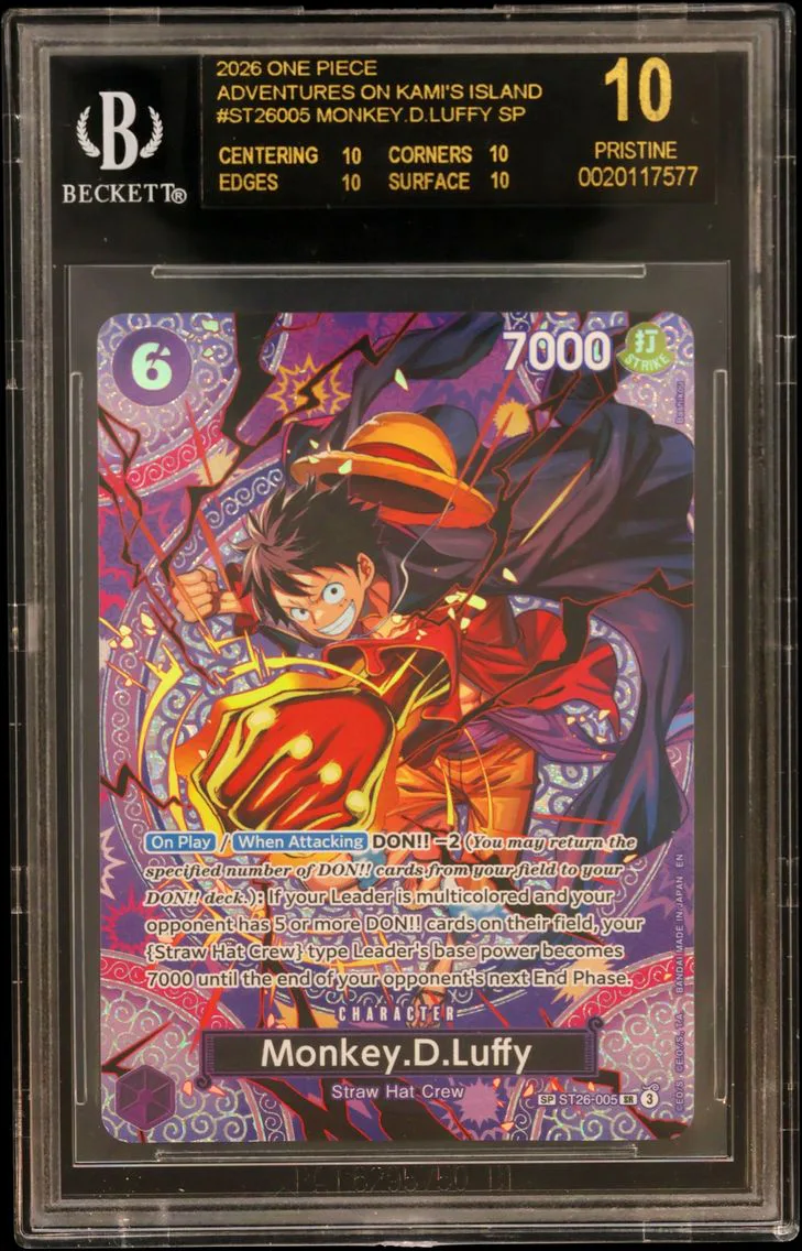 Monkey.D.Luffy SP, graded BGS 10