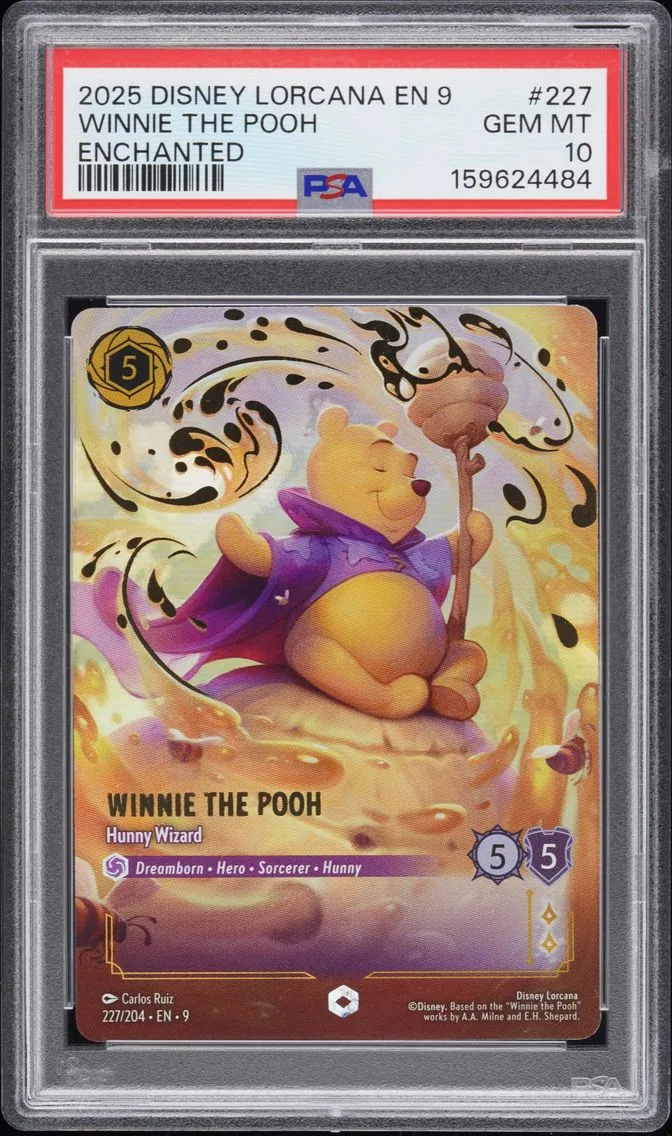 Winnie the Pooh - Hunny Wizard, graded PSA 10