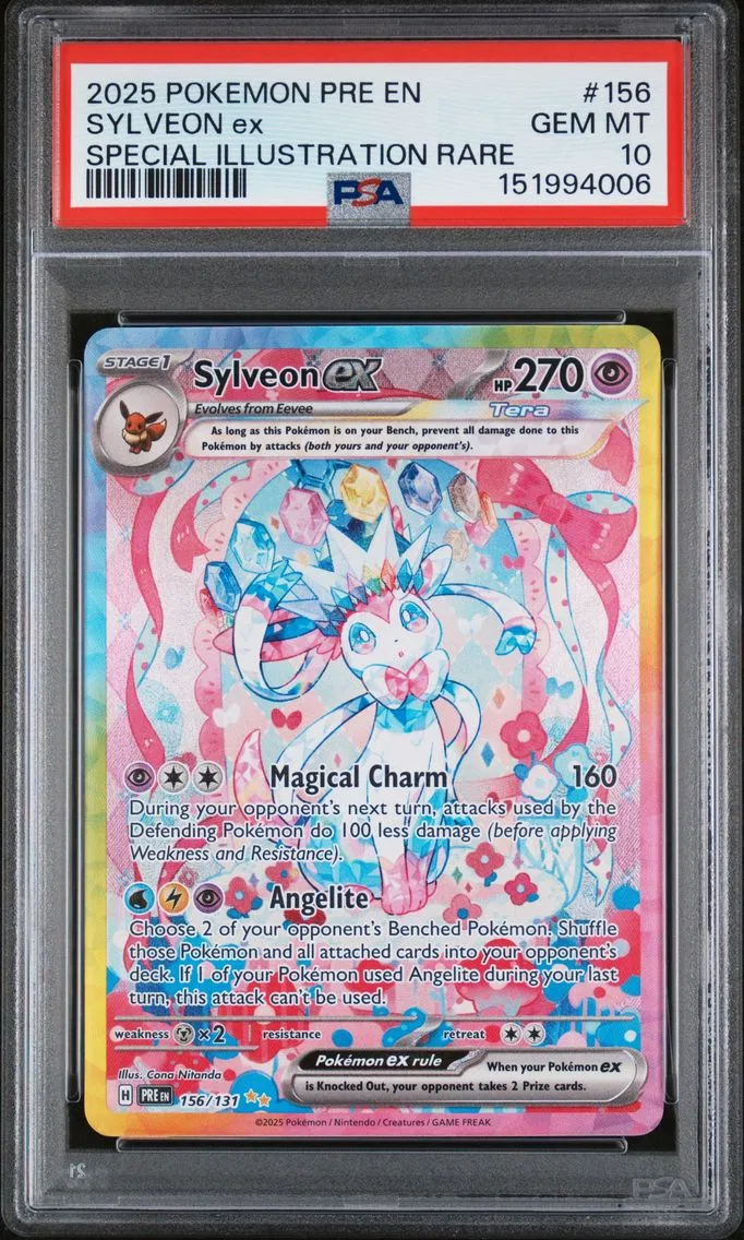 Sylveon EX, graded PSA 10