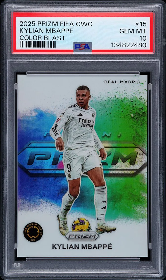 Kylian Mbappe, graded PSA 10