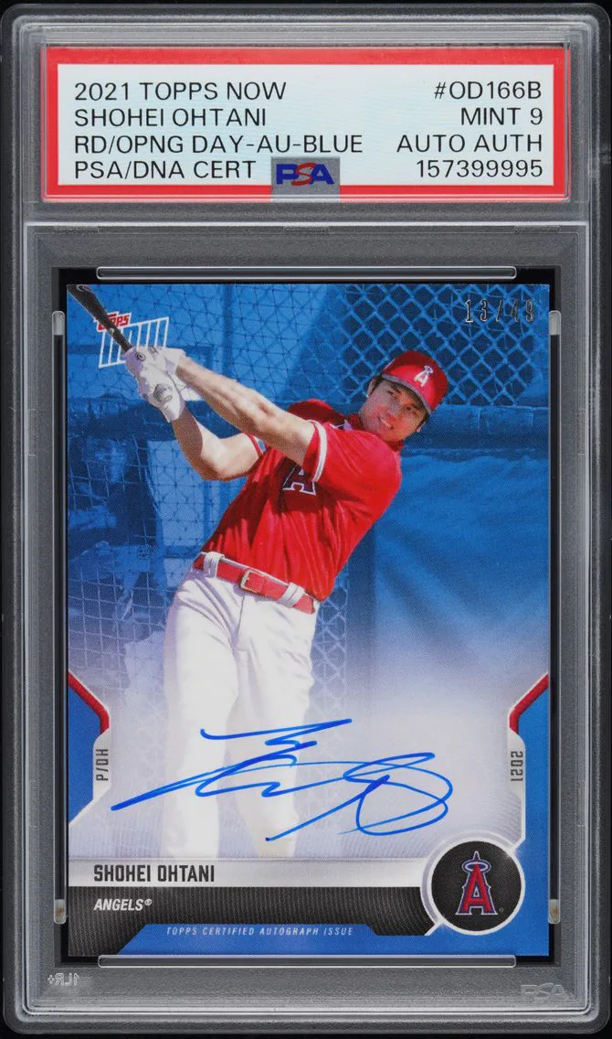 Shohei Ohtani, graded PSA 9