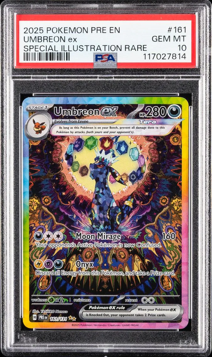Umbreon EX, graded PSA 10