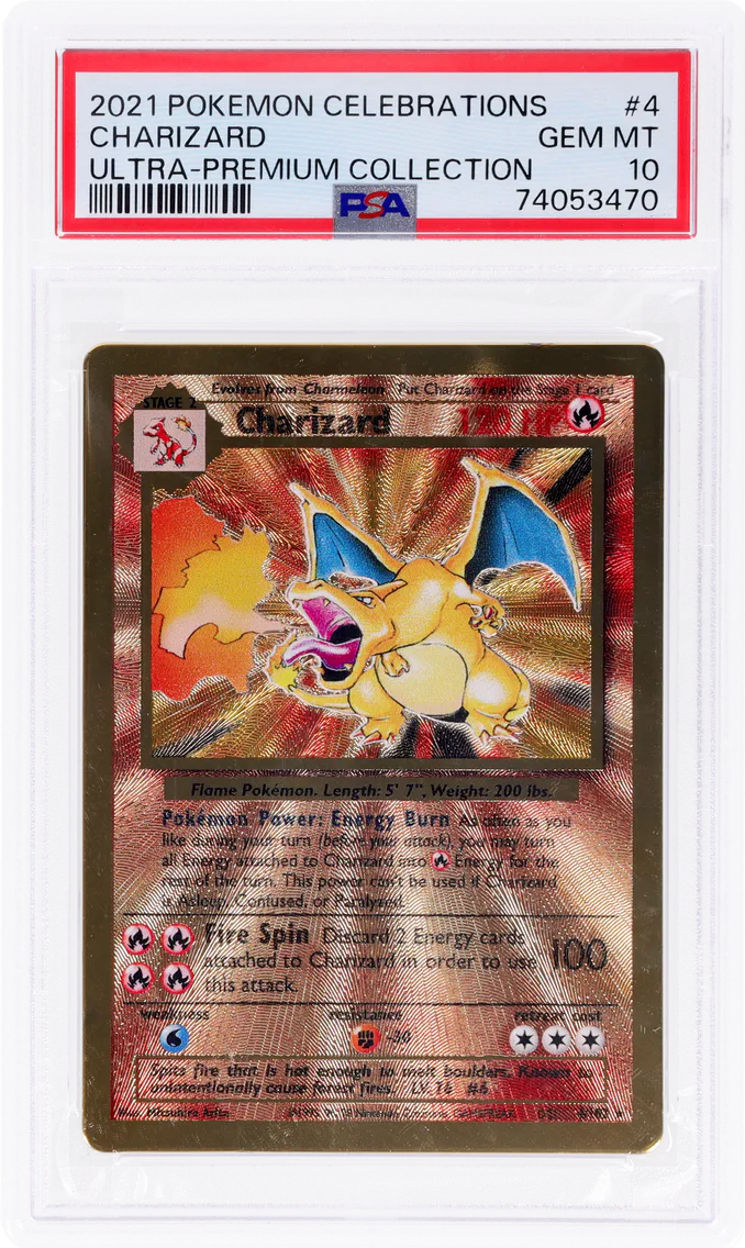 Charizard, graded PSA 10