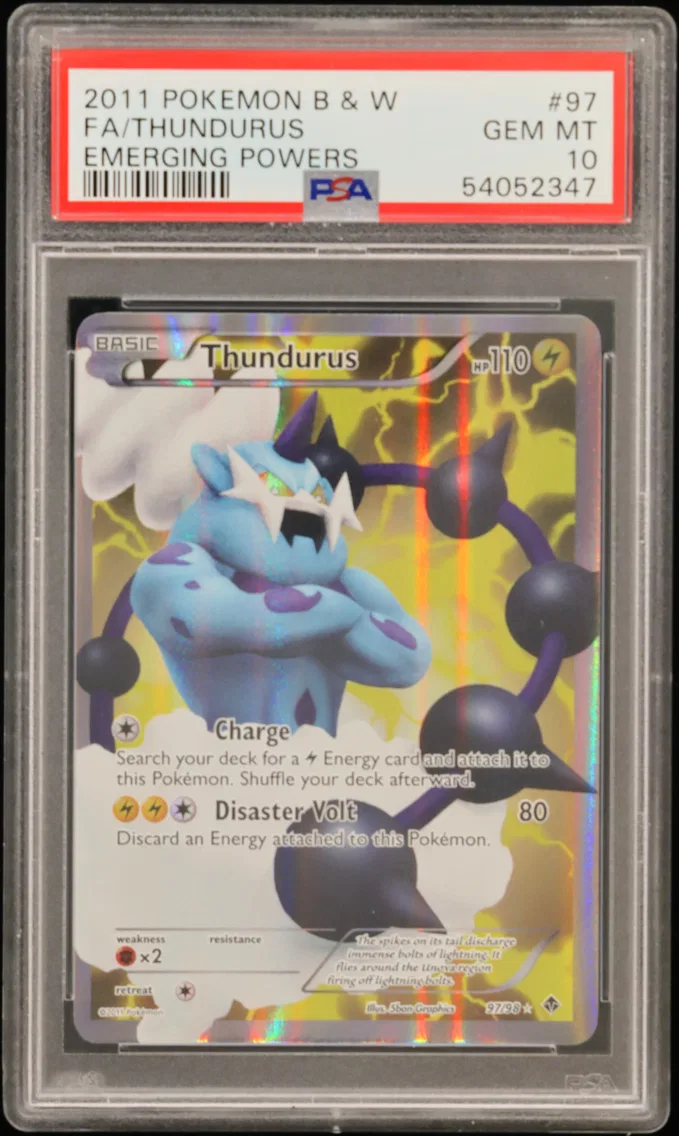Thundurus, graded PSA 10